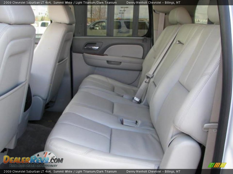 2009 Chevrolet Suburban LT 4x4 Summit White / Light Titanium/Dark Titanium Photo #7