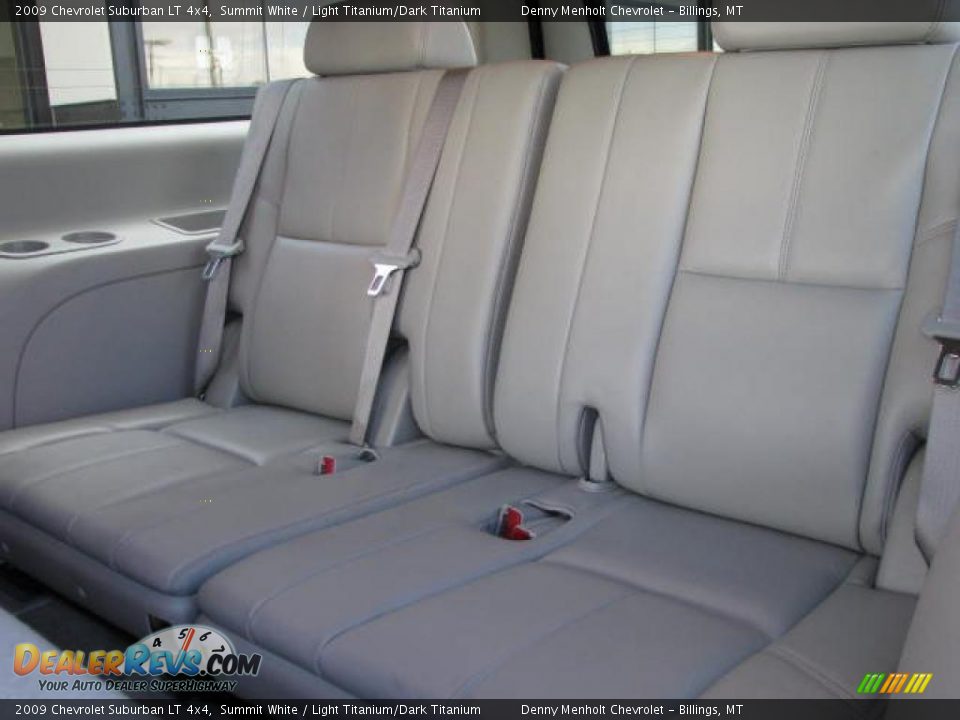 2009 Chevrolet Suburban LT 4x4 Summit White / Light Titanium/Dark Titanium Photo #8