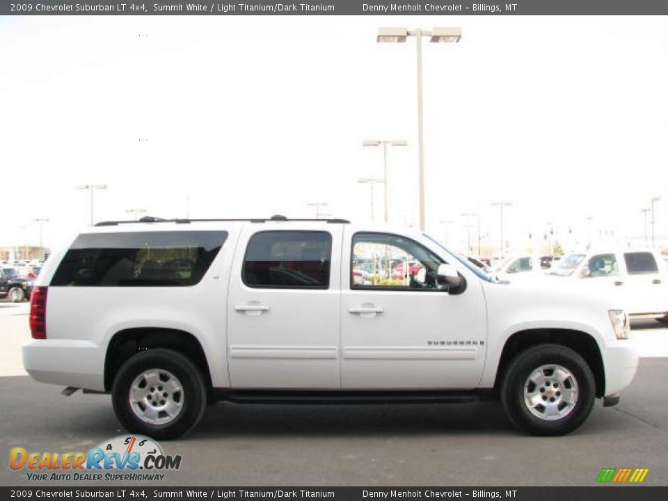 2009 Chevrolet Suburban LT 4x4 Summit White / Light Titanium/Dark Titanium Photo #11