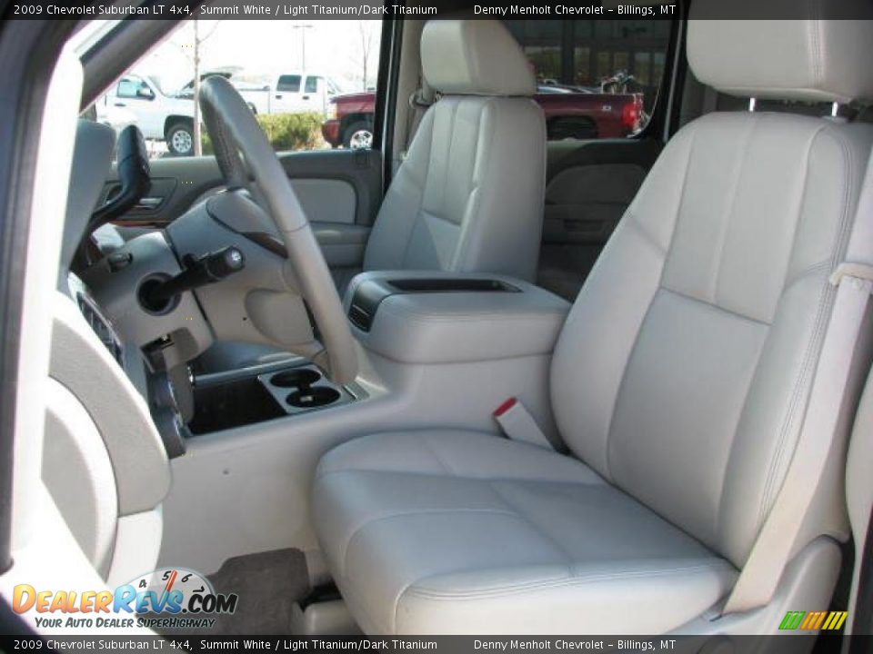 2009 Chevrolet Suburban LT 4x4 Summit White / Light Titanium/Dark Titanium Photo #4
