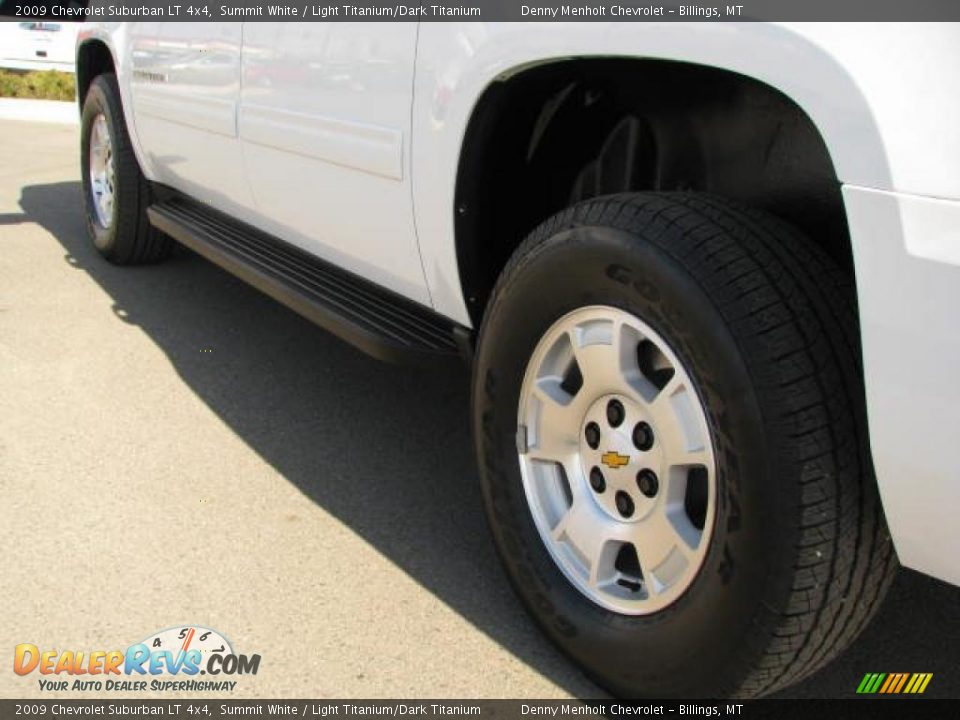 2009 Chevrolet Suburban LT 4x4 Summit White / Light Titanium/Dark Titanium Photo #14