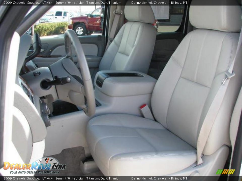 2009 Chevrolet Suburban LT 4x4 Summit White / Light Titanium/Dark Titanium Photo #4