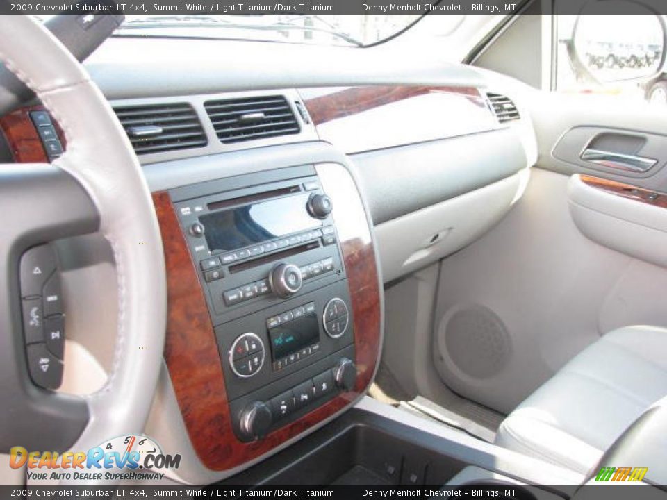 2009 Chevrolet Suburban LT 4x4 Summit White / Light Titanium/Dark Titanium Photo #6