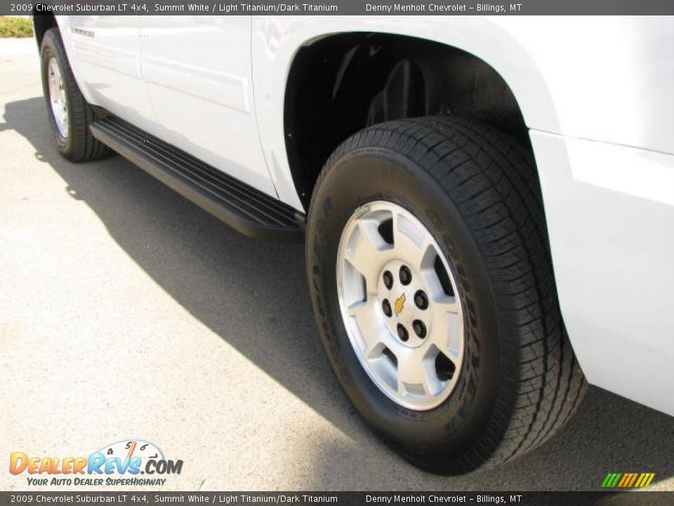 2009 Chevrolet Suburban LT 4x4 Summit White / Light Titanium/Dark Titanium Photo #13