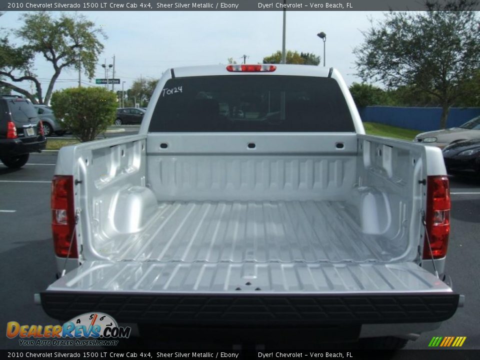 2010 Chevrolet Silverado 1500 LT Crew Cab 4x4 Sheer Silver Metallic / Ebony Photo #6