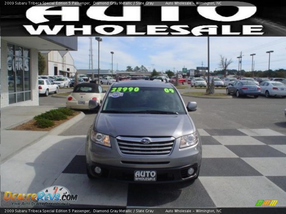 2009 Subaru Tribeca Special Edition 5 Passenger Diamond Gray Metallic / Slate Gray Photo #2