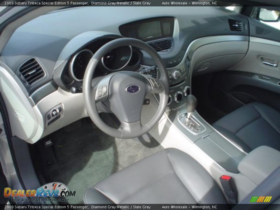 2009 Subaru Tribeca Special Edition 5 Passenger Diamond Gray Metallic / Slate Gray Photo #9