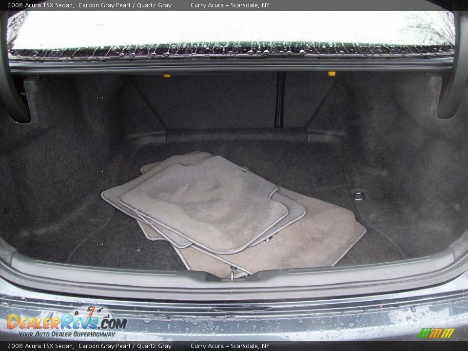 2008 Acura TSX Sedan Carbon Gray Pearl / Quartz Gray Photo #23
