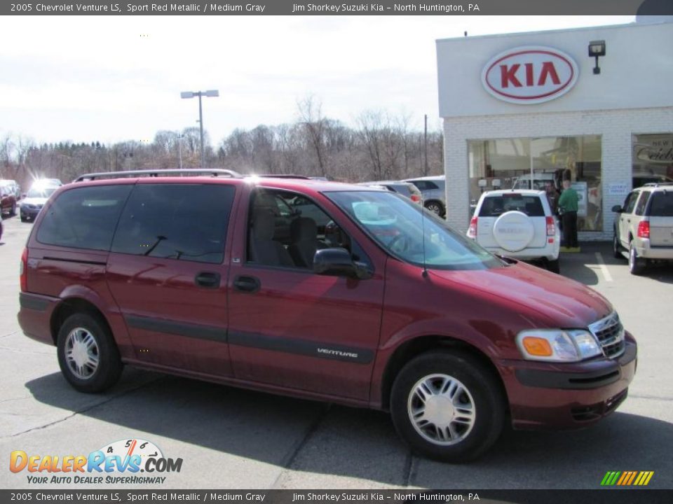 2005 Chevrolet Venture LS Sport Red Metallic / Medium Gray Photo #1