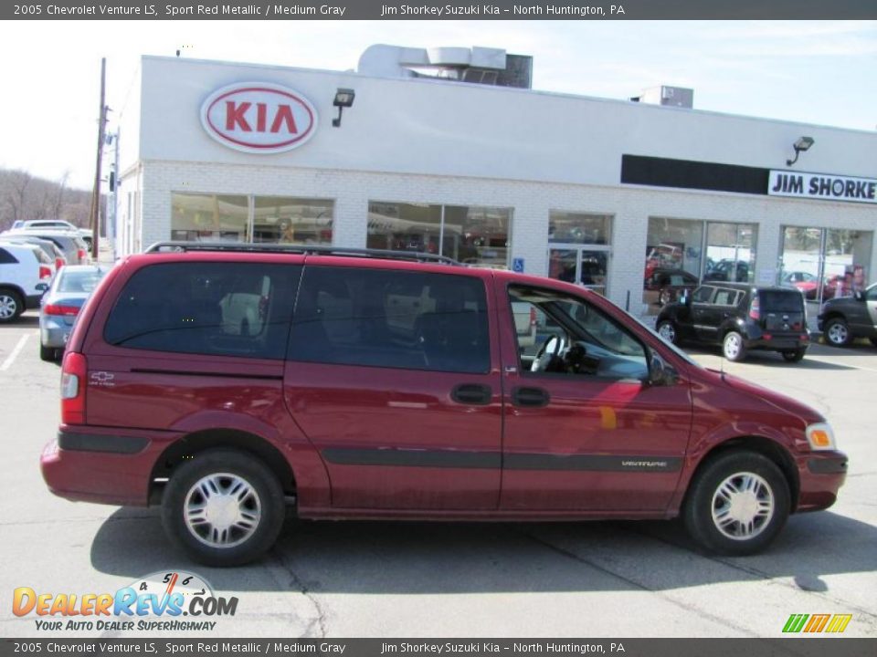 2005 Chevrolet Venture LS Sport Red Metallic / Medium Gray Photo #2