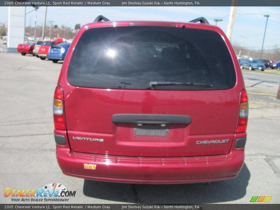 2005 Chevrolet Venture LS Sport Red Metallic / Medium Gray Photo #3