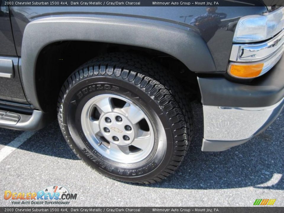 2003 Chevrolet Suburban 1500 4x4 Dark Gray Metallic / Gray/Dark Charcoal Photo #4