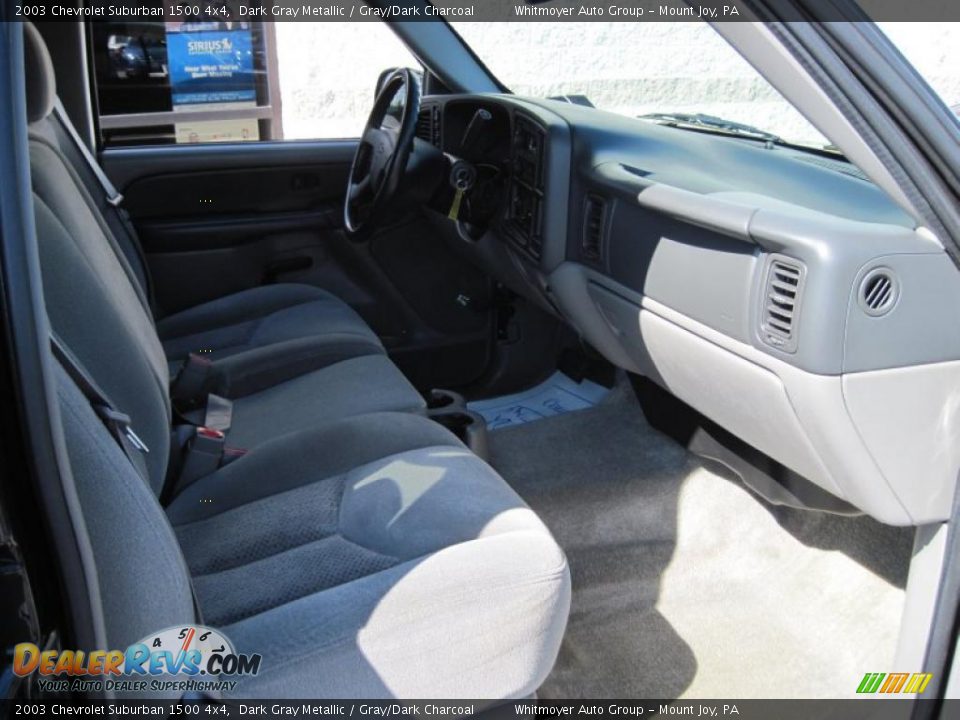 2003 Chevrolet Suburban 1500 4x4 Dark Gray Metallic / Gray/Dark Charcoal Photo #5