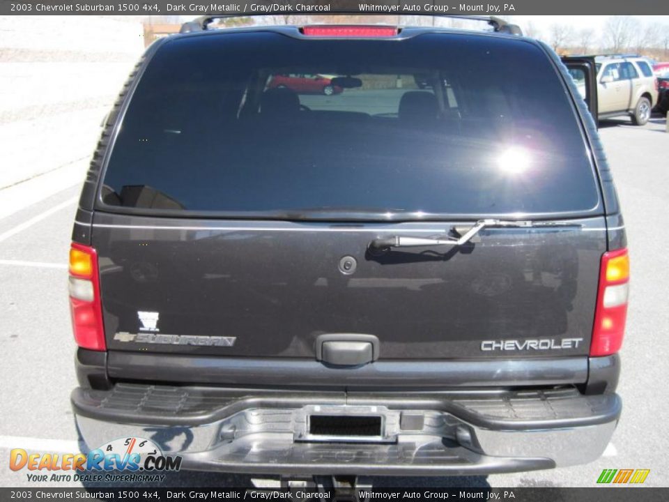 2003 Chevrolet Suburban 1500 4x4 Dark Gray Metallic / Gray/Dark Charcoal Photo #9