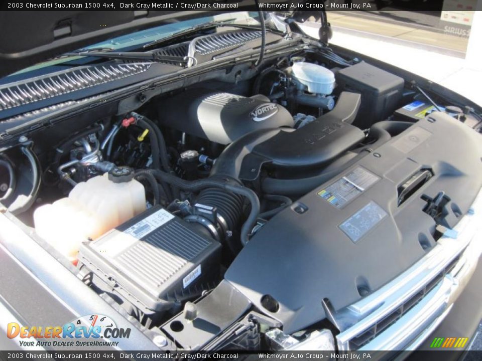 2003 Chevrolet Suburban 1500 4x4 Dark Gray Metallic / Gray/Dark Charcoal Photo #10