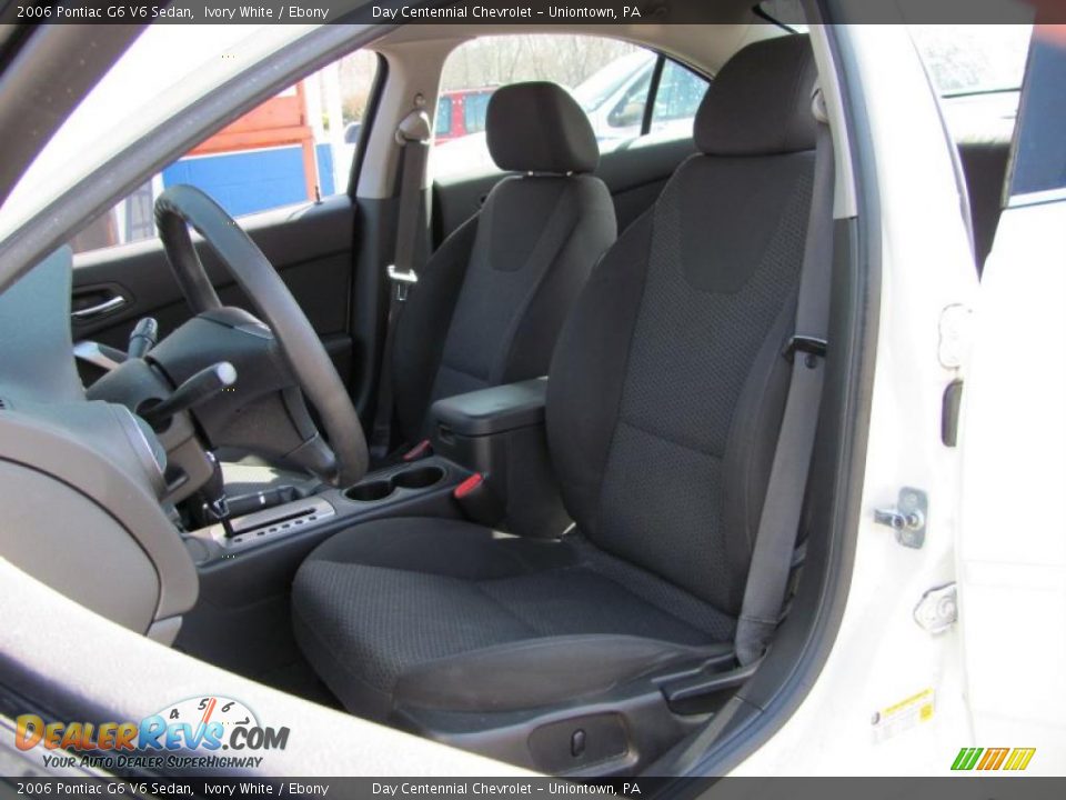 2006 Pontiac G6 V6 Sedan Ivory White / Ebony Photo #8