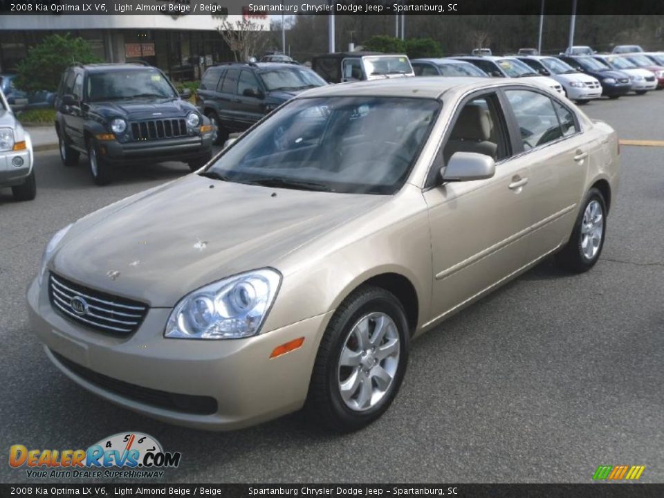 2008 Kia Optima LX V6 Light Almond Beige / Beige Photo #1