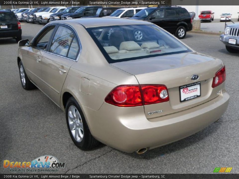 2008 Kia Optima LX V6 Light Almond Beige / Beige Photo #2