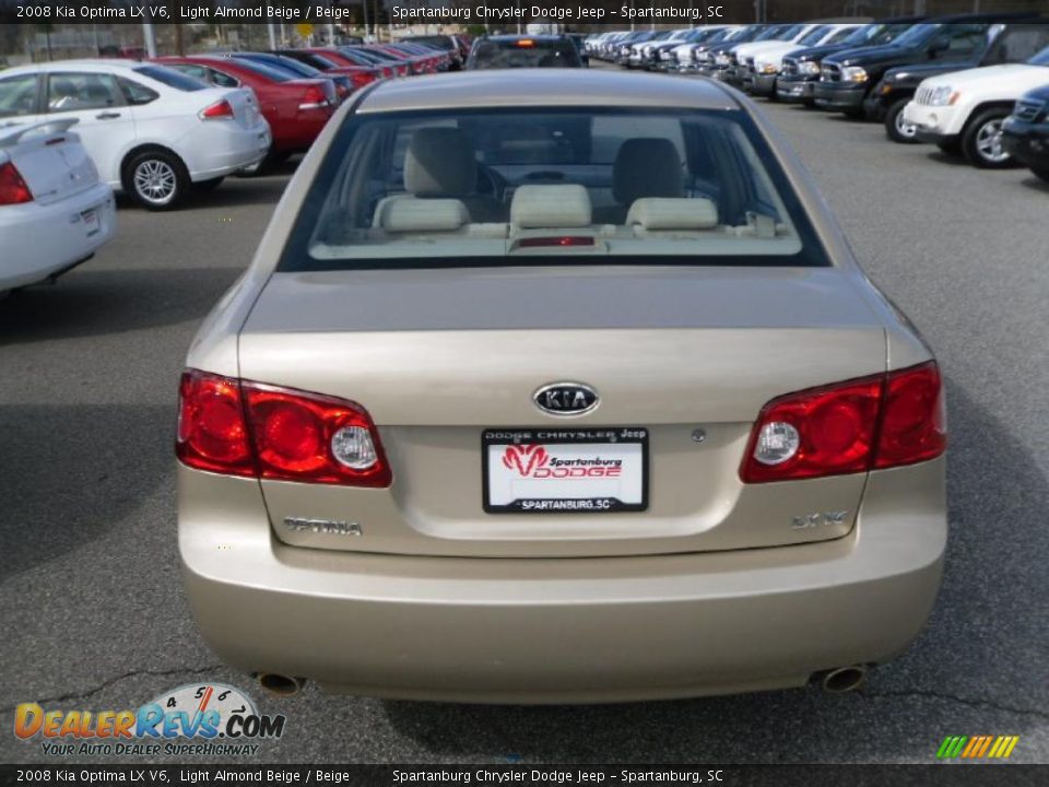 2008 Kia Optima LX V6 Light Almond Beige / Beige Photo #3