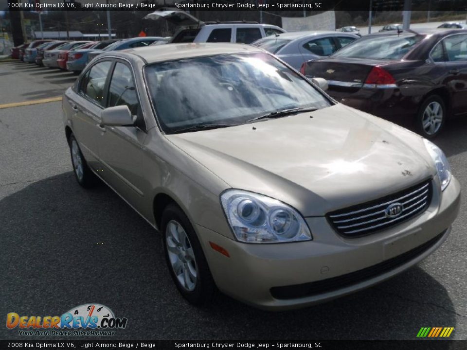 2008 Kia Optima LX V6 Light Almond Beige / Beige Photo #5
