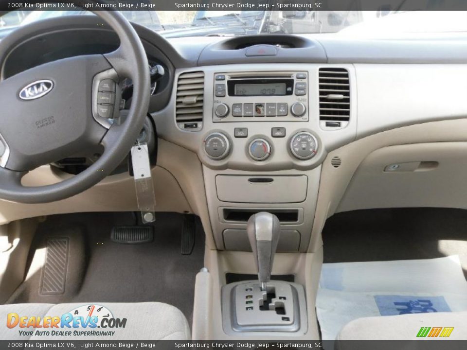 2008 Kia Optima LX V6 Light Almond Beige / Beige Photo #14
