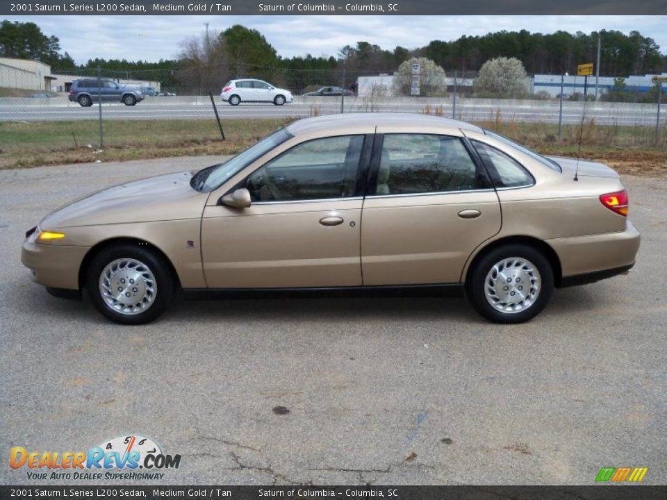 2001 Saturn L Series L200 Sedan Medium Gold / Tan Photo #4
