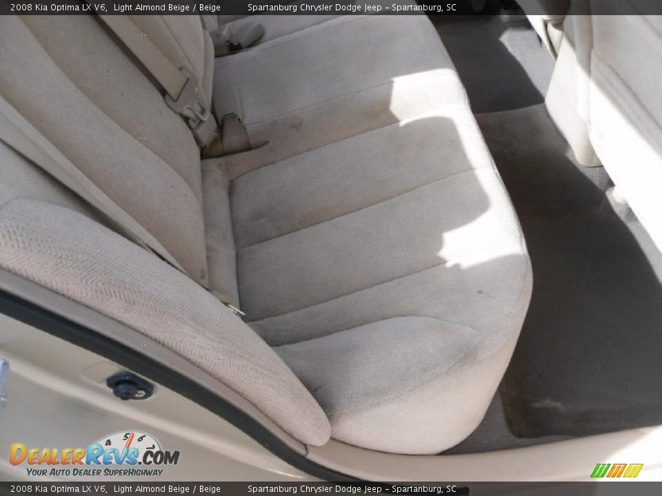 2008 Kia Optima LX V6 Light Almond Beige / Beige Photo #16