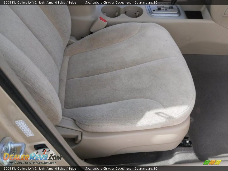 2008 Kia Optima LX V6 Light Almond Beige / Beige Photo #17
