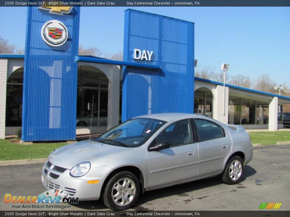 2005 Dodge Neon SXT Bright Silver Metallic / Dark Slate Gray Photo #1