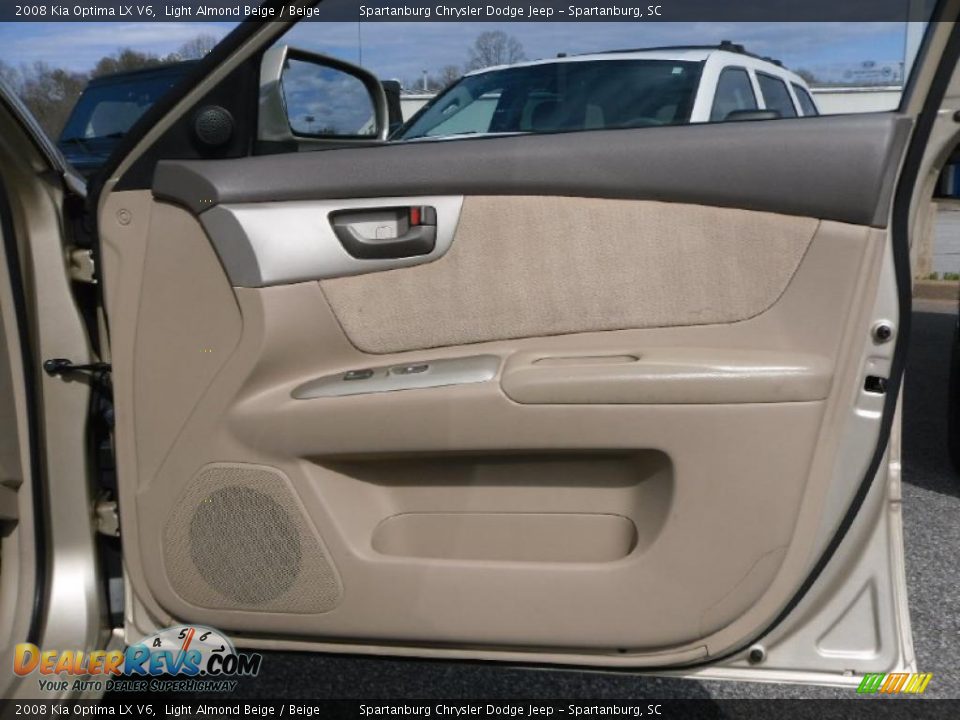 2008 Kia Optima LX V6 Light Almond Beige / Beige Photo #19