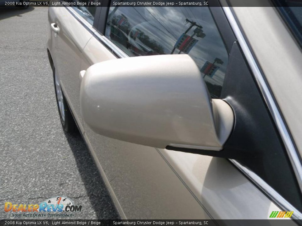 2008 Kia Optima LX V6 Light Almond Beige / Beige Photo #21