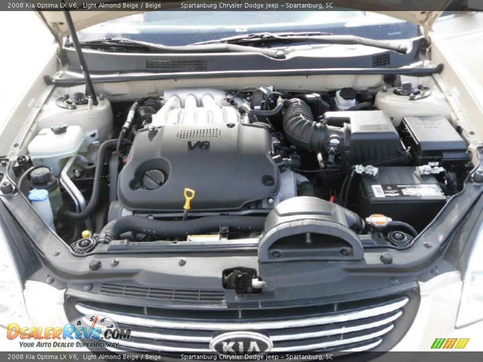2008 Kia Optima LX V6 Light Almond Beige / Beige Photo #22