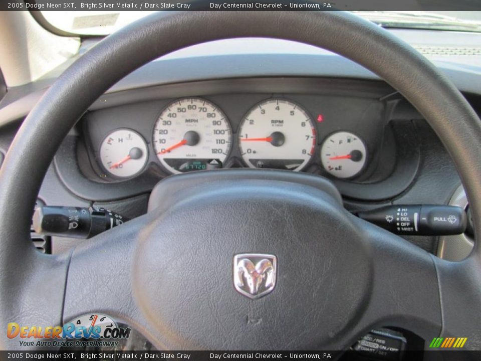 2005 Dodge Neon SXT Bright Silver Metallic / Dark Slate Gray Photo #13