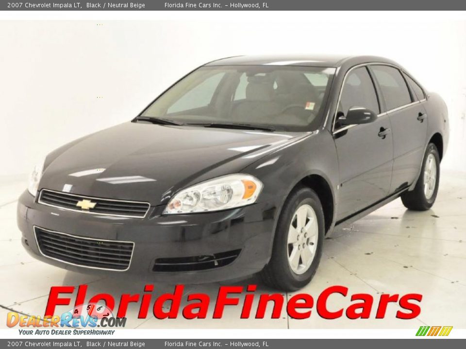 2007 Chevrolet Impala LT Black / Neutral Beige Photo #1