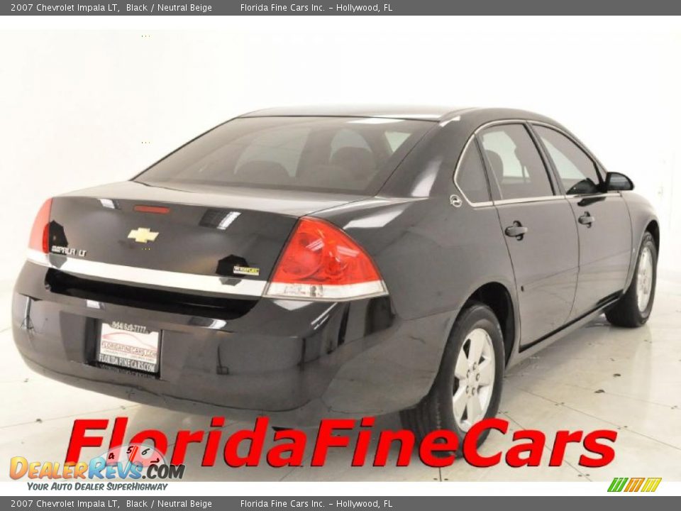 2007 Chevrolet Impala LT Black / Neutral Beige Photo #2