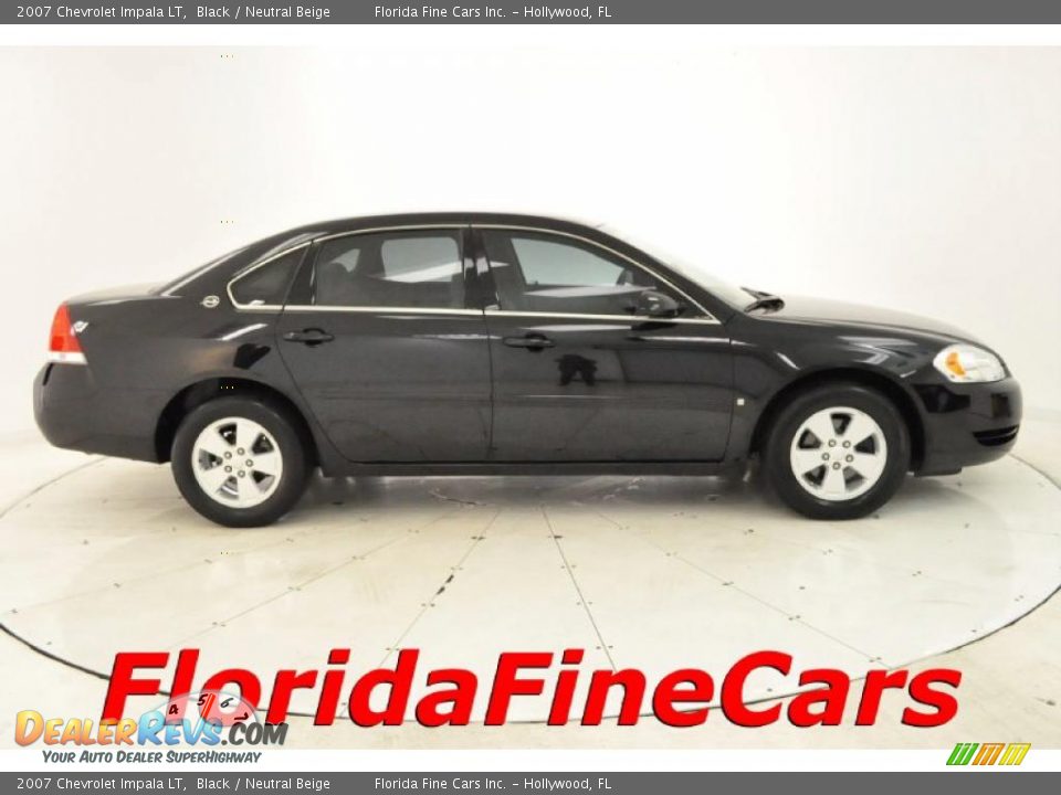 2007 Chevrolet Impala LT Black / Neutral Beige Photo #4