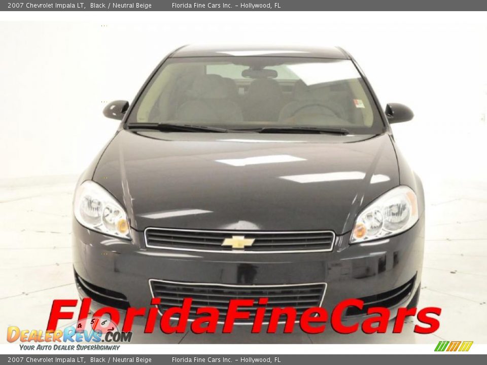 2007 Chevrolet Impala LT Black / Neutral Beige Photo #5