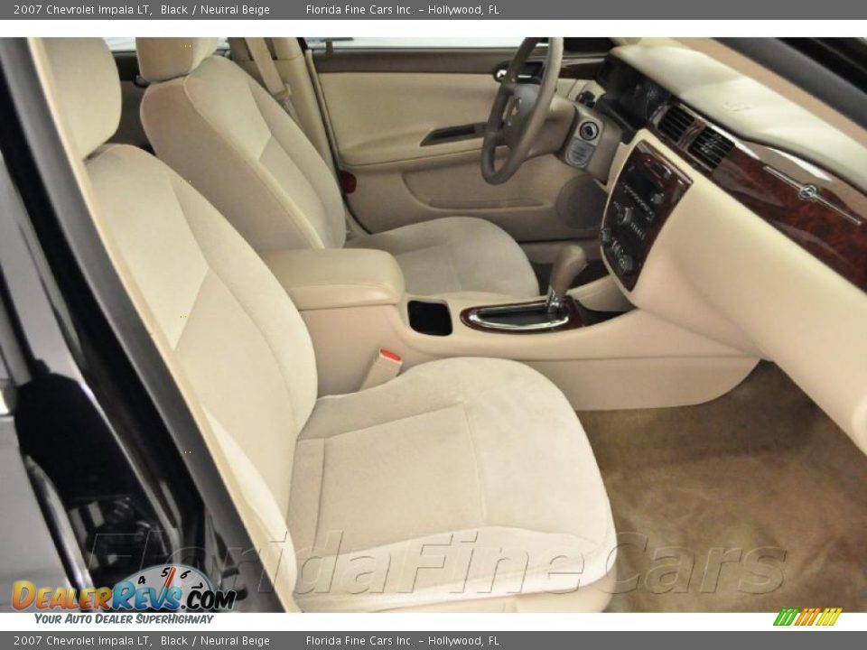 2007 Chevrolet Impala LT Black / Neutral Beige Photo #13
