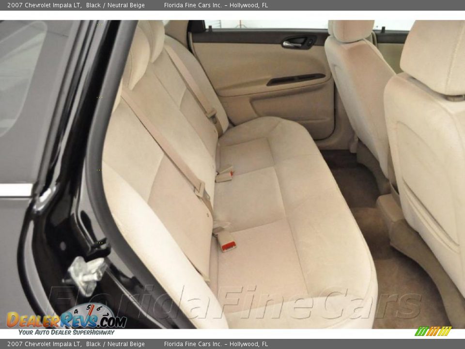 2007 Chevrolet Impala LT Black / Neutral Beige Photo #14