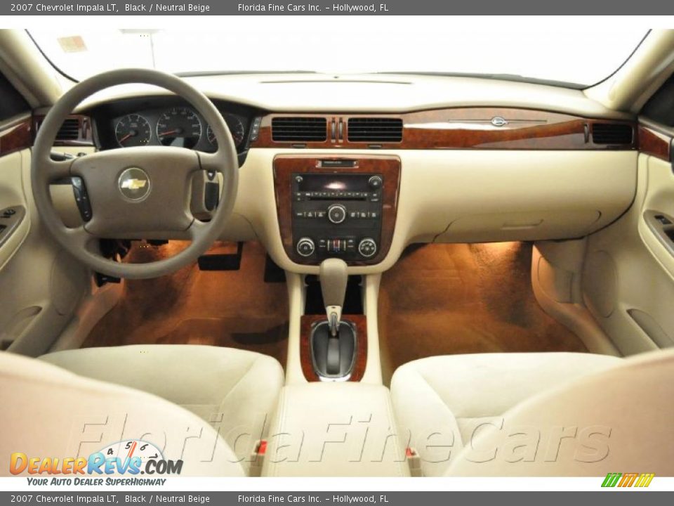 2007 Chevrolet Impala LT Black / Neutral Beige Photo #15