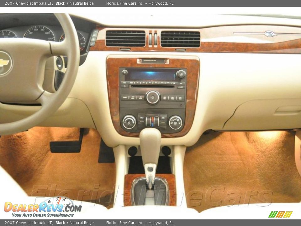 2007 Chevrolet Impala LT Black / Neutral Beige Photo #17