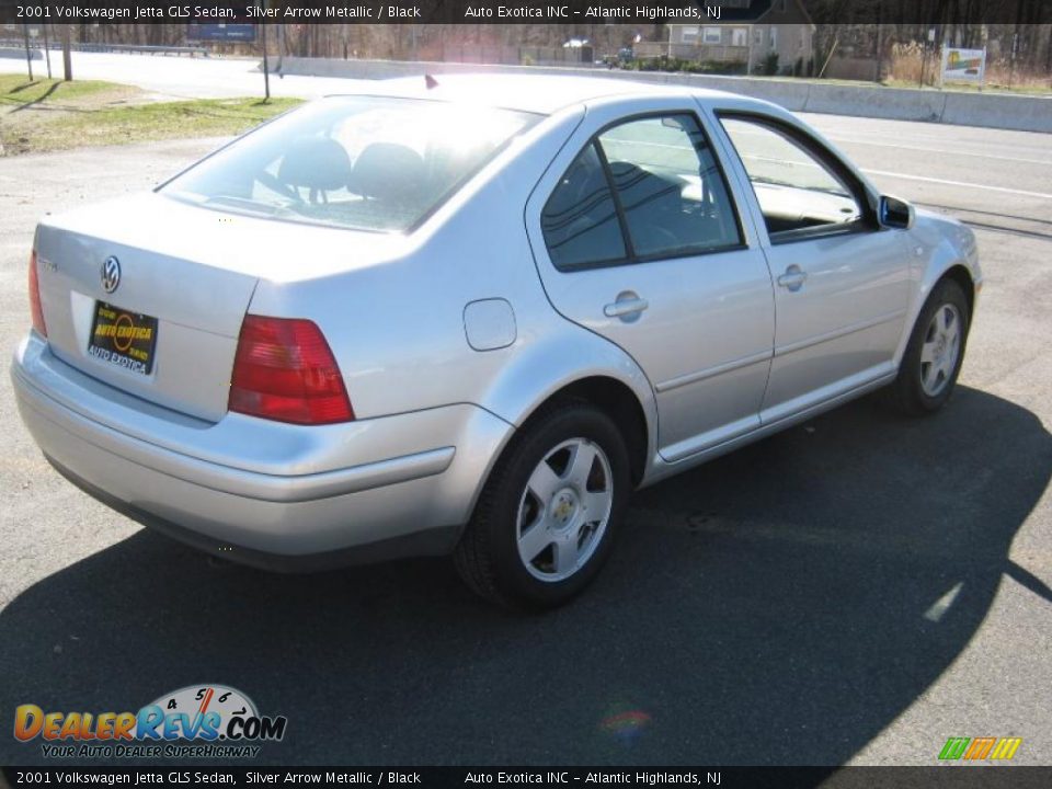 2001 Volkswagen Jetta GLS Sedan Silver Arrow Metallic / Black Photo #3