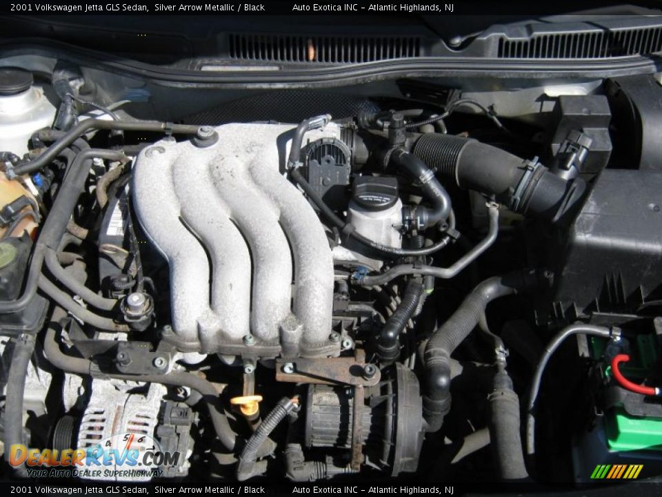 2001 Volkswagen Jetta GLS Sedan Silver Arrow Metallic / Black Photo #9