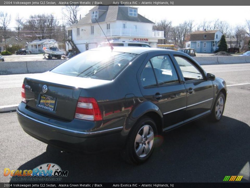 2004 Volkswagen Jetta GLS Sedan Alaska Green Metallic / Black Photo #3