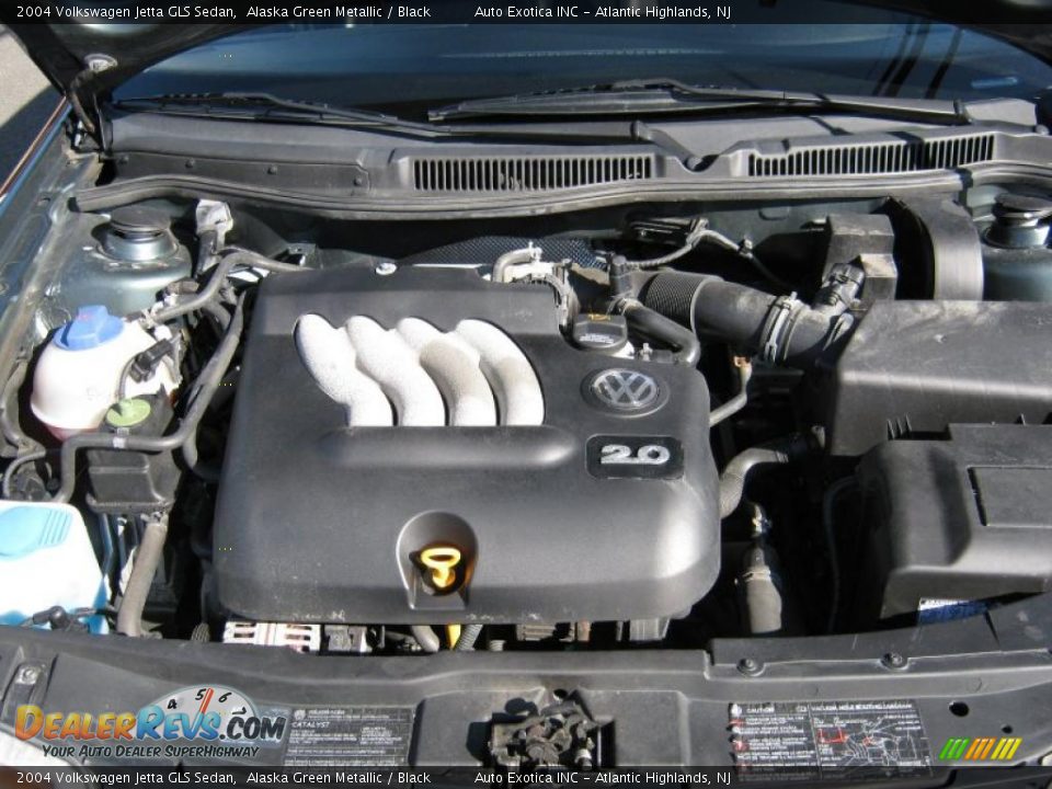 2004 Volkswagen Jetta GLS Sedan Alaska Green Metallic / Black Photo #12