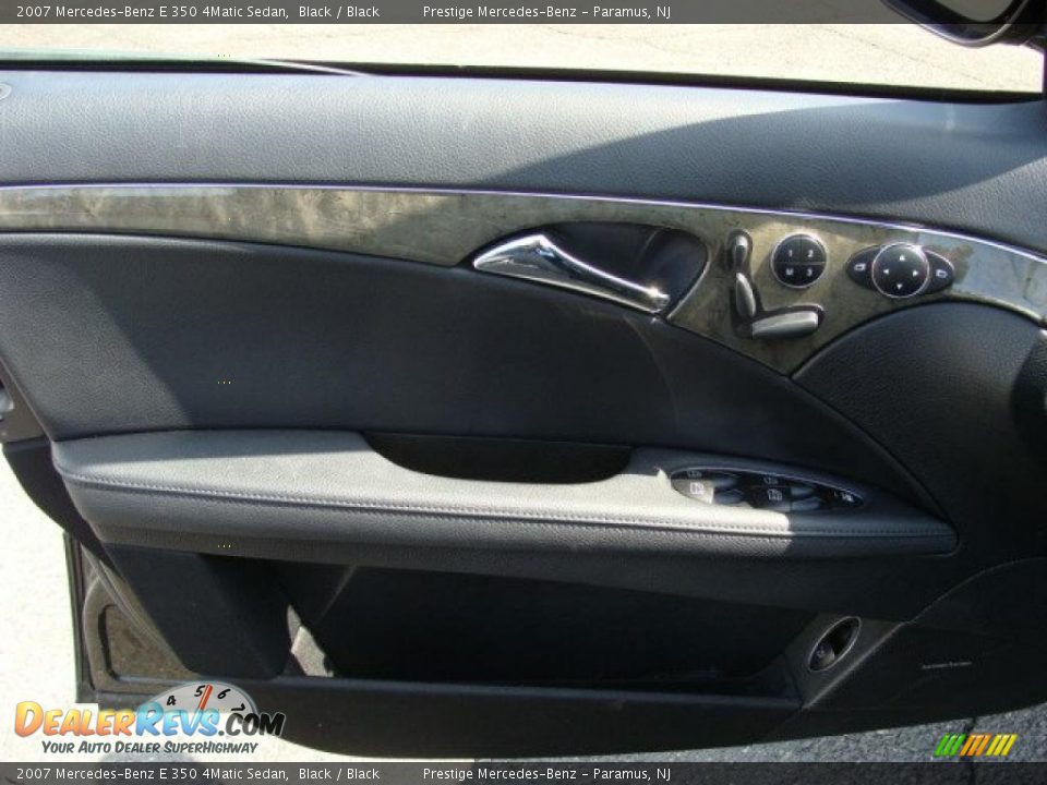 2007 Mercedes-Benz E 350 4Matic Sedan Black / Black Photo #7