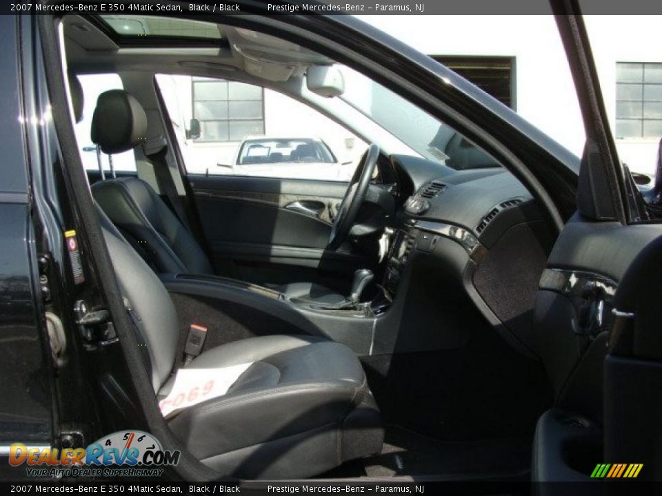 2007 Mercedes-Benz E 350 4Matic Sedan Black / Black Photo #9