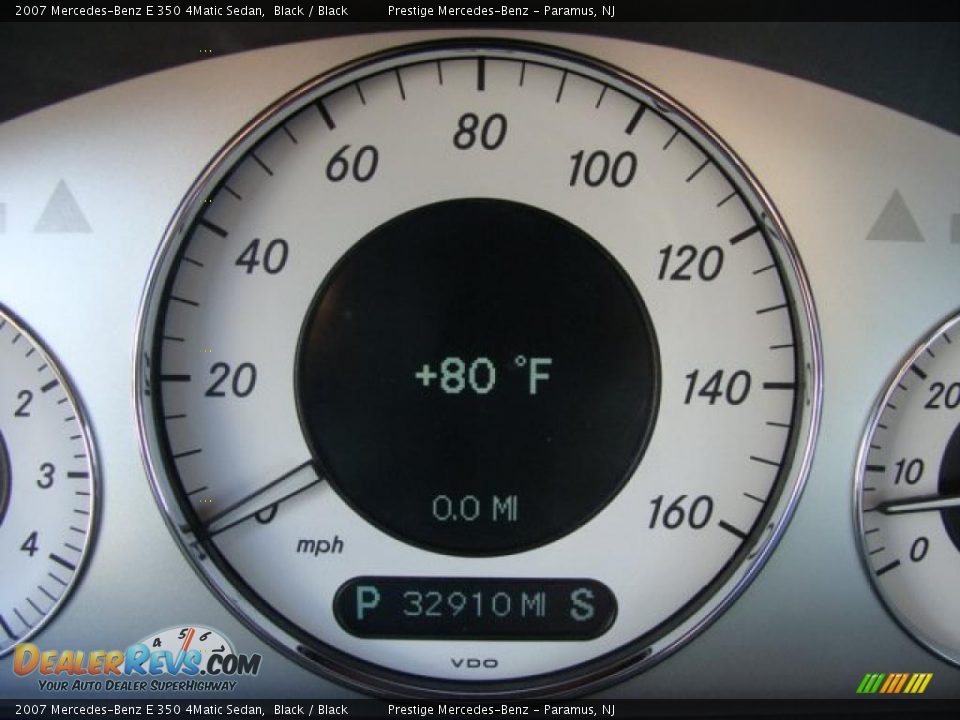 2007 Mercedes-Benz E 350 4Matic Sedan Black / Black Photo #11