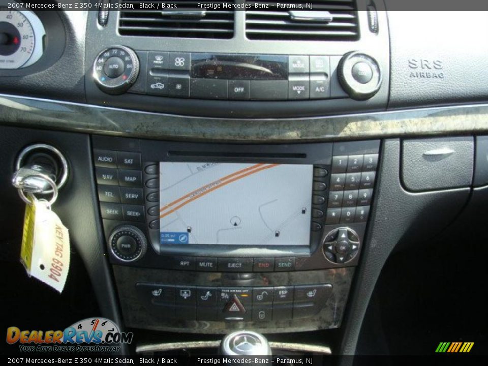 2007 Mercedes-Benz E 350 4Matic Sedan Black / Black Photo #12