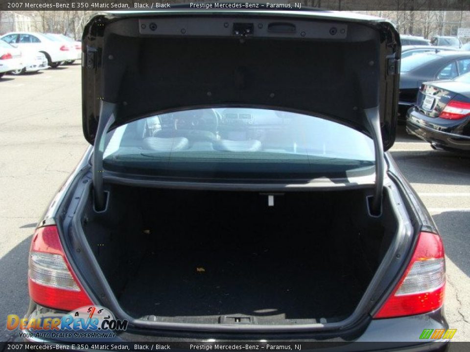 2007 Mercedes-Benz E 350 4Matic Sedan Black / Black Photo #14